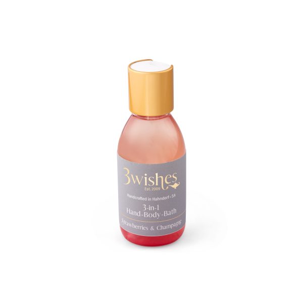 Strawberries & Champagne - 3 in 1 Hand-Body-Bath Wash - Image 2